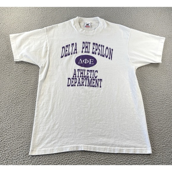 Fruit of the Loom Other - Vintage Delta Phi Epsilon Athletic Department T-Shirt Mens XL‎ Single Stitch USA